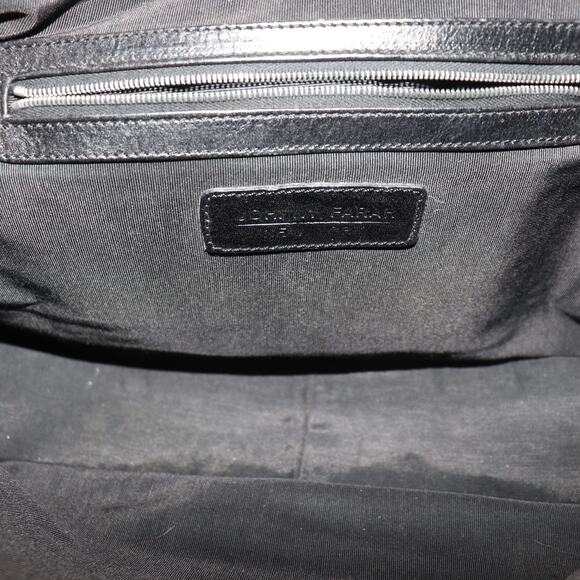 Vintage Johnny Farah Black Leather top Handle/shoulder bag - Picture 9 of 9